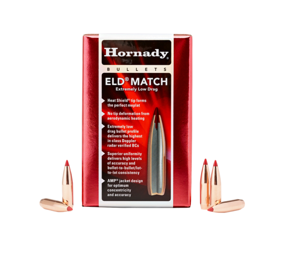 hornady 30cal .308 dia 178gr eld match projectiles box of 100